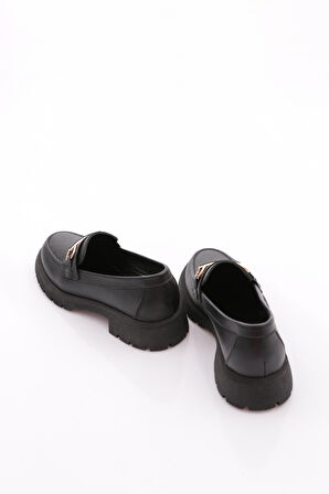 Dgn 4261 Kadin Aksesuarli Loafer Ayakkabi