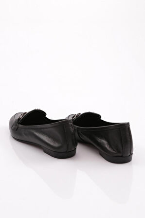 Dgn 24059H Kadin Metal Aksesuarli Babet