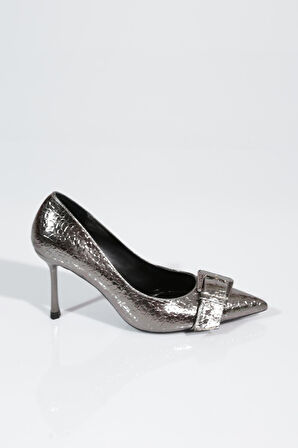 Dgn 8005  Tokalı Topuklu Ayakkabı