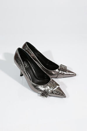 Dgn 8005  Tokalı Topuklu Ayakkabı