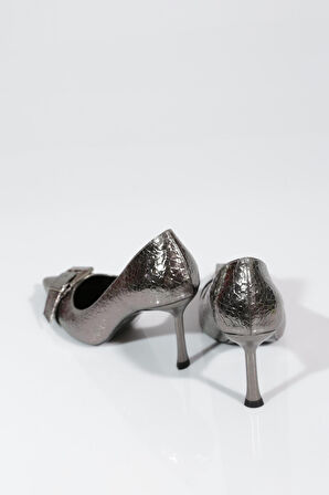 Dgn 8005  Tokalı Topuklu Ayakkabı