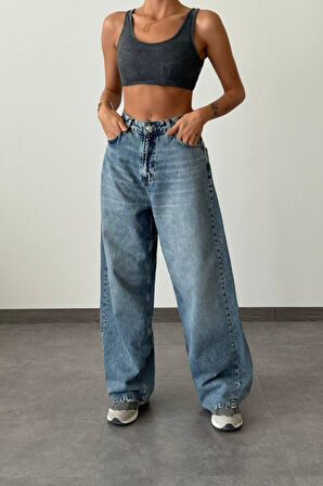 Lacarino 7588 E.W.Leg Kadın Jean Pantolon