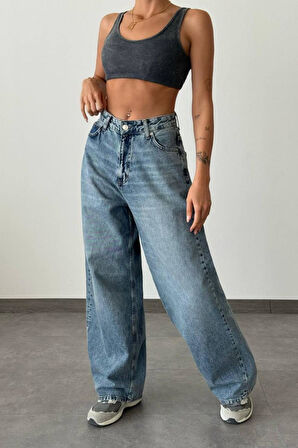 Lacarino 7588 E.W.Leg Kadın Jean Pantolon