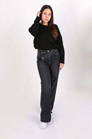 Lacarino 7615 W.Leg Kadın Jean Pantolon