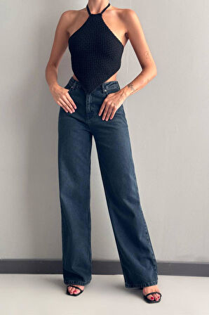 Lacarino 7714 W.Leg Kadın Jean Pantolon