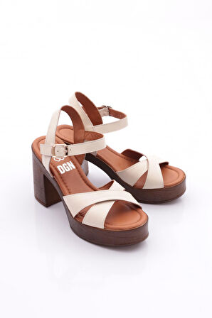 Dgn 2029 Kadin Topuklu Sandalet