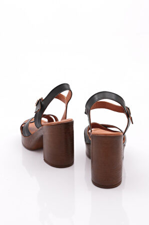 Dgn 2029 Kadin Topuklu Sandalet