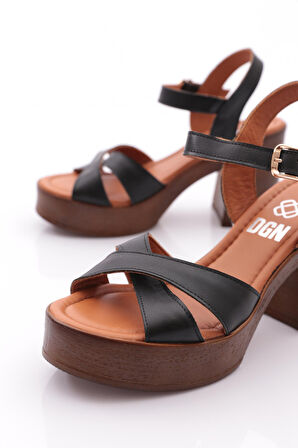 Dgn 2029 Kadin Topuklu Sandalet