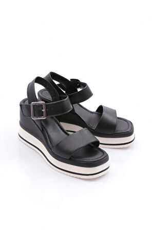 Dgn 400-24170 Kadin Mega Kalin Taban Sandalet