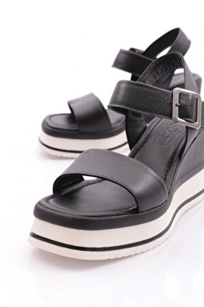 Dgn 400-24170 Kadin Mega Kalin Taban Sandalet