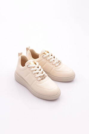 Dgn B1009 Kadin Aksesuarli Sneakers Ayakkabi