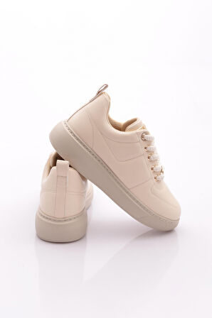 Dgn B1009 Kadin Aksesuarli Sneakers Ayakkabi