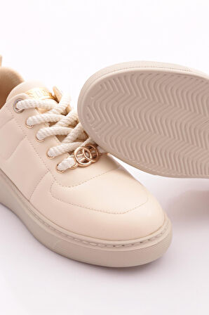 Dgn B1009 Kadin Aksesuarli Sneakers Ayakkabi