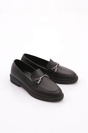 Dgn 704 Kadin Aksesuarli Loafer Ayakkabi