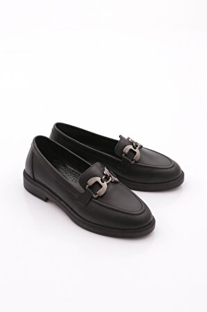 Dgn 706 Kadin Aksesuarli Loafer Ayakkabi
