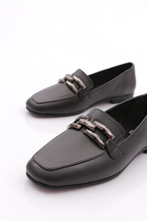 Dgn 701 Kadin Aksesuarli Loafer Ayakkabi