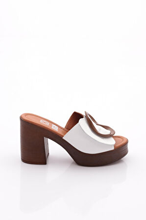 Dgn 2039-52 Kadin Topuklu Terlik