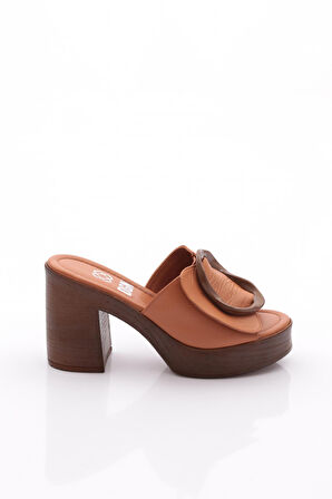 Dgn 2039-52 Kadin Topuklu Terlik