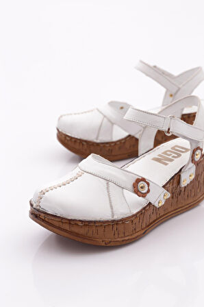 Dgn 217-2064 Kadin Mega Kalin Taban Sandalet