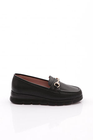 Dgn 6095-1 Kadin Aksesuarli Loafer Ayakkabi