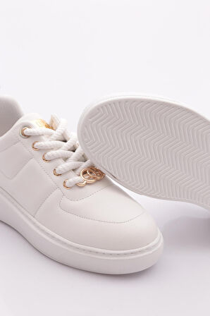 Dgn B1009 Kadin Aksesuarli Sneakers Ayakkabi
