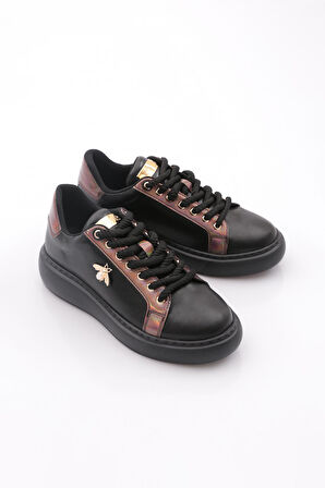 Dgn B2013 Kadin İnci Taşli Sneakers