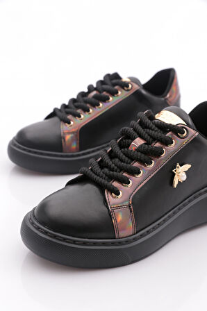 Dgn B2013 Kadin İnci Taşli Sneakers