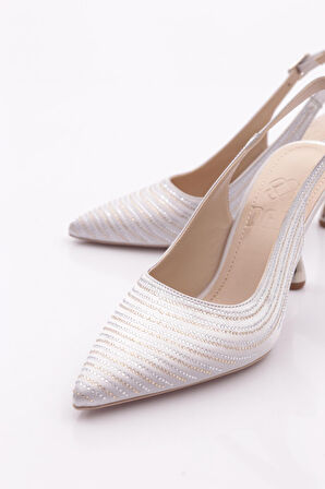 Dgn 5000 Kadin Sivri Burun Topuklu Ayakkabi