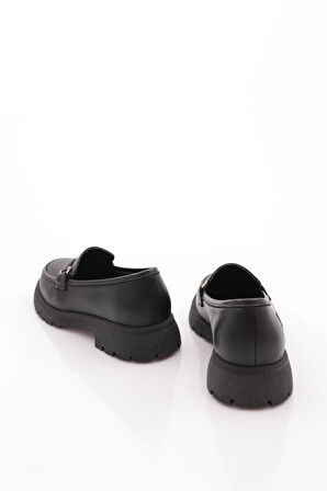 Dgn 4269 Kadin Aksesuarli Loafer Ayakkabi