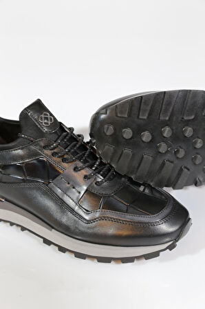 Dgn 6106 Erkek Bağcikli Sneakers Ayakkabi