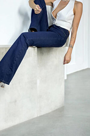 Lacarino 7578 Flare Kadın Jean Pantolon