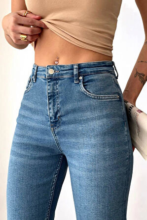 Lacarino 7949S Traıght Fıt Kadın Jean Pantolon