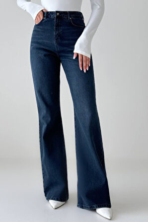 Lacarino 7746 Flare Kadın Jean Pantolon