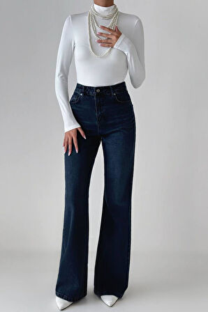 Lacarino 7746 Flare Kadın Jean Pantolon