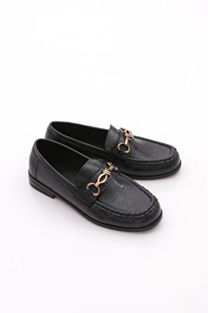 Dgn Pm386-K013 Kadin Tokali Loafer Ayakkabi