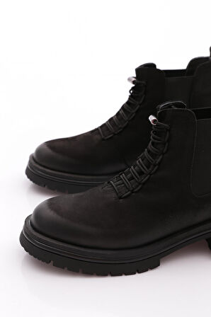 Dgn 0224-1 Kadin Lastik Bağcikli Bot