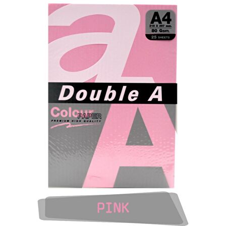 Double A Renkli Fotokopi Kağıdı 25 Li A4 80 gr