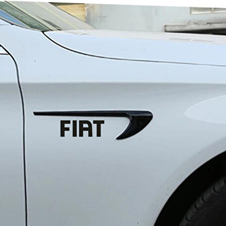 Fiat Sedici için Yan kapı ve Çamurluk uyumlu havalandırma görünümlü marka yazılı aksesuar set