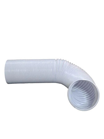 Universal Mobil Klima Sıcak Hava Tahliye Hortumu Ağız Çapı 13 Cm, Uzunluk 135 Cm Egzoz Borusu