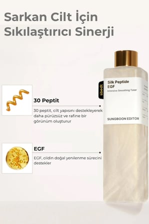Sungboon Silk Peptide EGF Toner - Sıkılaştırıcı Tonik