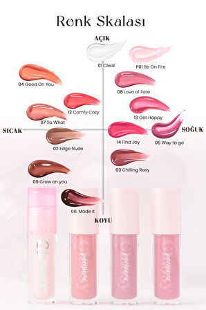 Dudaklara Dolgun ve Işıltılı Görünüm Sunan PERIPERA Ink Glasting Lip Gloss (12 Comfy Cozy)