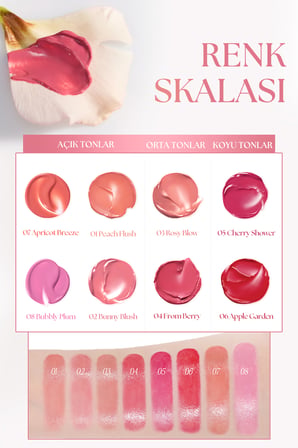 Dudak ve Yanak Renklendirici Parlak Balm CLIO Essential Lipcheek Tap (06 Apple Garden)