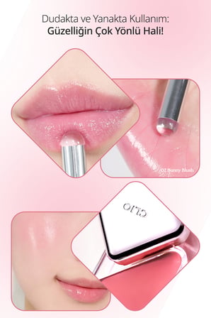 Dudak ve Yanak Renklendirici Parlak Balm CLIO Essential Lipcheek Tap (02 Bunny Blush)