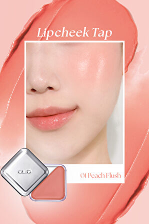 Dudak ve Yanak Renklendirici Balm CLIO Essential Lipcheek Tap (01 Peach Flush)