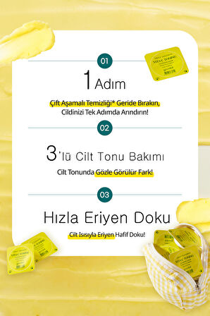 Makyaj Temizleme Balmı Seyahat Kiti GOODAL Green Tangerine Vita C Toning Cleansing Balm Travel Kit
