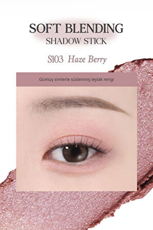 Kremsi, Kolayca Uygulanan ve Sabitlenen Fırçalı Kalem Far CLIO Soft Blending Shadow Stick (S103)