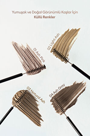 Ultra İnce Fırçalı, Yoğun Pigmentli Kaş Maskarası CLIO Kill Brow Slim Ash Browcara (04 Ash Gray)