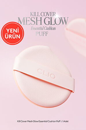 Su Damlası Şekilli, Detaylı Eşit Uygulama Sunan Puf CLIO Kill Cover Mesh Glow Essential Cushion Puff