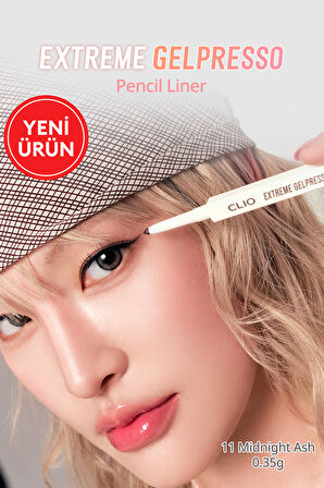 Suya Dayanıklı, Gün Boyu Kalıcı Kalem Eyeliner CLIO Extreme Gelpresso Pencil Liner (12 Flash Mocha)