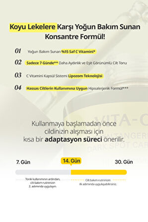 %15 Saf C Vitamini İçerikli Konsantre Ampul GOODAL Green Tangerine Vita C 15 Dark Spot Care Ampoule